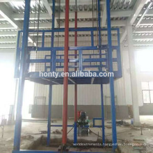 Vertical drywall lift Hydraulic guide rail lift platform cargo elevator lift